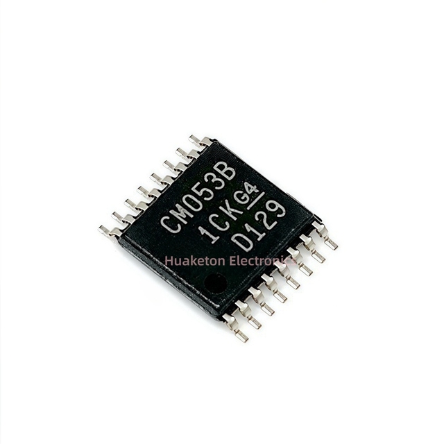 Brand new original CD4053BPWR multiplexer switch IC, silk-screened with CM053B, surface-mounted TSSOP16