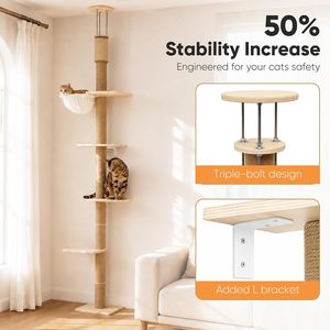 Pet <b>Cat</b> Accessories Cheap Modern Nature Sisal Climbing Frame <b>Large</b> Condo <b>Tower</b> <b>Cat</b> Tree Scratcher - Product Image 4