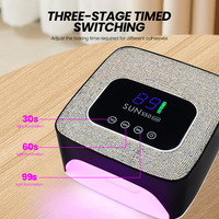 Nouveau 320W Rechargeable ongles lampe UV sans fil Nail Art lampe Gel vernis sèche sans fil lumière LED 57 LED pour ongles