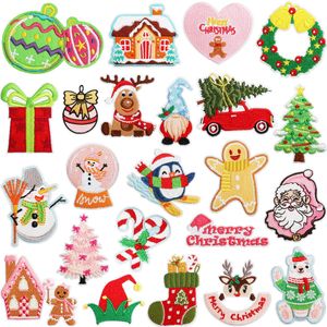 Christmas Themed Embroidered Patch Polar Bear Snowman Nutcracker Fashion Sewing Accessory for Clothing DIY - Product Image 2