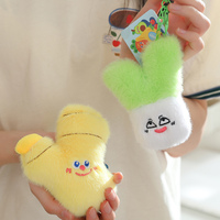 Mignon Légumes Fruits En Peluche Porte-clés Petit Doux Banane Avocat Mangue En Peluche Porte-clés pour Sac Pendentif pour Enfants