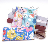 Usine en gros classique automatique élastique lunettes de soleil lunettes de lecture sac boîte étanche stéréo fleur Simple sac de rangement