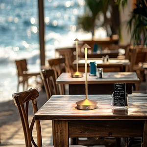 Nordique luxe créatif Rechargeable sans fil batterie tactile lampe de Table sans fil chambre Restaurant veilleuse romantique lampe de bureau - Product Image 6