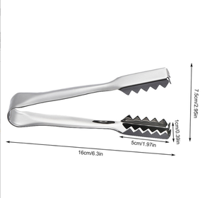 ที่คีบอาหาร DF1026 ทำจากสแตนเลส ใช้คีบสลัด น้ำแข็งก้อน หรือก้อนน้ำแข็ง - Product Image 2