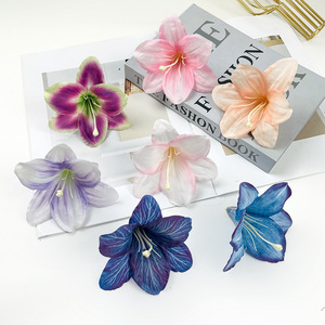 Cabezas de Lirio de Seda de 10 cm de Diámetro para Decoración de Bodas y Accesorios para el Cabello - Product Image 1
