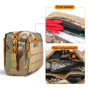 Bolsa Táctica Molle EDC para Primeros Auxilios, Riñonera de Emergencia, Bolsa de Herramientas EMT, Bolsa de Caza, Escalada, Gran Capacidad - Product Image 3