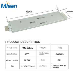 Batteria a Sacchetto NMC agli Ioni di Litio di Grado A, 3.7V <span class=keywords><strong>60</strong></span>.3Ah 60Ah 62.5Ah 66.5Ah E603 E600 S004, per Veicoli Elettrici - Product Image 2