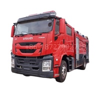 Véhicule de sauvetage manuel mousse eau 6X4 LHD aéroport réservoir d'eau pompe extincteur camion de lutte contre l'incendie prix camions de pompiers