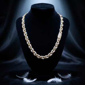 Cadena de Plata de Ley 925 con Diamante Cultivado, Elegante y Moderna, para Compromiso, Fiesta, Boda, Regalo para Mujer, Joyería Fina - Product Image 5