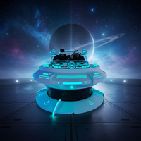 Console de jeu VR 9D en acier JiaYi JY-UFO06S pour 5 à 10 passagers, 360 degrés, pour usage domestique et en centre commercial