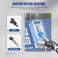 Nettoyeur d'injecteur de carburant à ultrasons haute pression V309, Gdi et testeur pour injecteur, nouveauté 2023