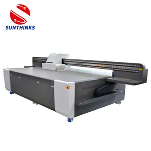 Sunthinks Desain Baru Tahan Lama CE FC RoHS Disetujui Format Besar Digital Pribadi UV Printer G6 3220