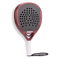 Raquette de padel en carbone tressé, structure Elite Wing, noyau en mousse équilibré, performance tactile de précision, vente en gros très demandée