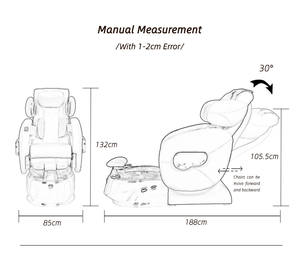 高級モダン美容ネイルサロン家具スパコンパクトペディキュアチェア - Product Image 4