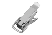 Loquet de serrage en acier inoxydable K0044 avec trous de fixation recouverts, loquet de compression pour boîtier industriel brillant