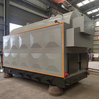 Chaudière à vapeur automatique à chaine GPL de 6000 kg/h et 13 bars, pour chauffage de l'eau, à biomasse, bois et charbon, avec chaudière à vapeur en fer, fabriquée en Chine