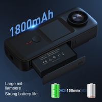 Caméra sportive 4K haute performance avec télécommande Wi-Fi, étanche jusqu'à 30 m, pour la pêche sous-marine, enregistreur DV portable pour Vlog, sans fil, compatible MicroSD