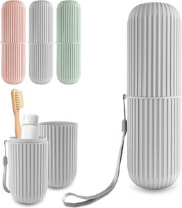 Tooth Cup Travel Toothbrush Box Portable Wash Cup Brush Mouth Cup Set Large <b>Toothpaste</b> Toothbrush Storage Box - Product Image 1