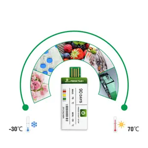 Datalogger de temperatura usb de uso único, gravador mini usb de dados de uso único