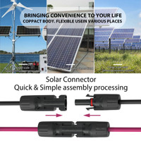 Adaptateur XT60 vers connecteur mâle femelle pour panneau solaire avec câble pour application d'alimentation de batterie de générateur solaire mâle femelle