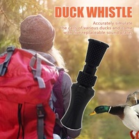Ensemble professionnel d'appels de canard pour la chasse aux oiseaux aquatiques avec 5 canneaux - Simulation multi-voix pour cinq espèces de canards (matériau PLA)