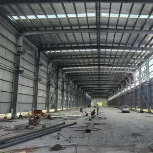 Edificio de Fábrica de Estructura de Acero Personalizada, Taller de Acero de Gran Espacio, Almacén de Acero, Construcción de Estructura de Acero de Ensamblaje Rápido, Estructura de Acero Pesada - Product Image 3