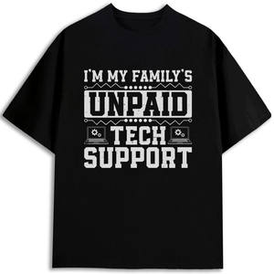 Camiseta de Algodón para Hombre, 180 g/m², Corte Regular, Cuello Redondo, Estampada con Patrón, Manga Corta, Tejido Jersey - Product Image 1