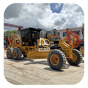 Niveleuse à moteur CAT 140K d'occasion avec moteur C7 ACERT d'origine japonaise, vente chaude, machine de construction routière CAT140K d'occasion avec pompe - Product Image 1