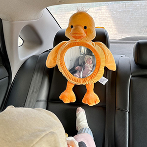 KAMIMI giallo anatra infrangibile ampio specchio convesso <span class=keywords><strong>per</strong></span> <span class=keywords><strong>auto</strong></span> <span class=keywords><strong>per</strong></span> bambini sedile posteriore di osservazione specchietto - Product Image 6