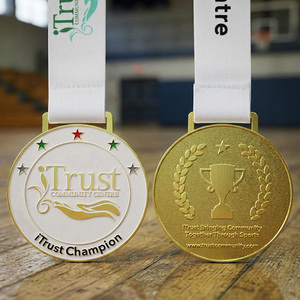Medallas de Metal Personalizadas, Medallas de Oro de Aleación de Zinc con Logotipo Esmaltado, Medallas de Premio para Campeones Comunitarios, Recuerdo para Grupos - Product Image 2