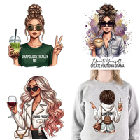 Transferencias Termoadhesivas Lavables con Acabado Mate, Transferencias Termoadhesivas de PET Suave al Tacto, Ecológicas, con Dibujos Animados, para Impresión Personalizada de Prendas