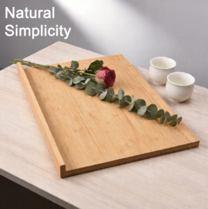 <span class=keywords><strong>Tagliere</strong></span> in Bambù Personalizzabile di Grandi Dimensioni, Rettangolare, a Doppio Lato, <span class=keywords><strong>per</strong></span> Cucina e Casa - Product Image 6