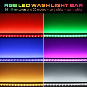 Nhà Máy Trực Tiếp Thông Minh Rgbcw Tường Máy Giặt Ánh Sáng 45W Ứng Dụng Điều Khiển Rgbcw <span class=keywords><strong>LED</strong></span> Tường Máy Giặt Tuyến Tính Đèn - Product Image 6