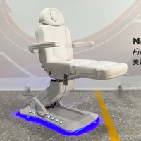 Moderne Multifunktions-Schönheitssalon-Heizmassageliege Luxuriöse 4-Motoren Physiotherapie Gesichts-Spa-Liege mit Drehfunktion