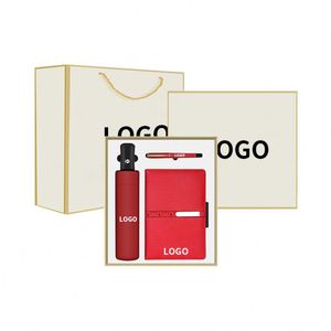 Juego de Regalo Premium de 3 Piezas con Libreta y Bolígrafo para Empleados, Color Negro, con Logotipo Personalizado y Bolsa - Product Image 3