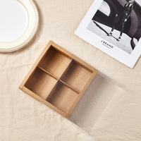 Boîtes alimentaires pliables personnalisables pour plats à emporter, préparation de repas et contrôle des portions, compartiment unique, taille : 7,5 x 7,5 x 5 cm