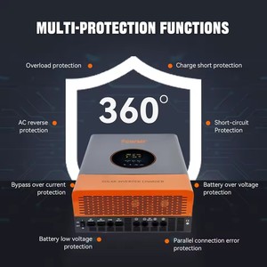 Inversor Solar de Onda Sinusoidal Pura de Fase Dividida de 5KW 10KW 110Vac/220Vac para Baja Frecuencia, Entrada de 48V CC para Sistemas de Energía Fuera de la Red - Product Image 2
