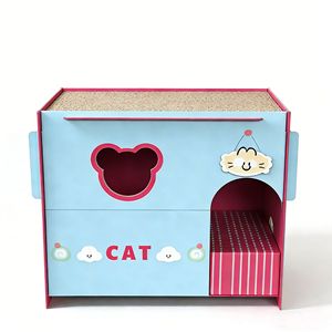 Custom <b>cat</b> houses and <b>cat</b> beds, corrugated cardboard boxes, universal <b>cat</b> houses and villas, <b>cat</b> <b>scratching</b> boards, custom-made - Product Image 2