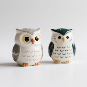 <strong>Owl</strong> Shaped Ceramic <strong>Candle</strong> Jar. Custom 3D Hand-Painted Design, Creates a Warm &amp; Wise Glow for Relaxation &amp; Ambiance. - Product Image 4