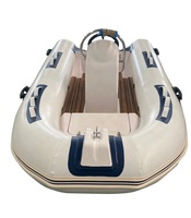Bateau pneumatique à coque rigide en fibre de verre CE 12ft RIB360 Orca/PVC/Hypalon pour l'aviron
