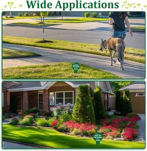 لافتة عشبية مزدوجة الوجه، لافتة خارجية مقاومة للماء للساحات، لوحة إعلانية بسيطة عامة للحدائق والمجتمعات - Product Image 4