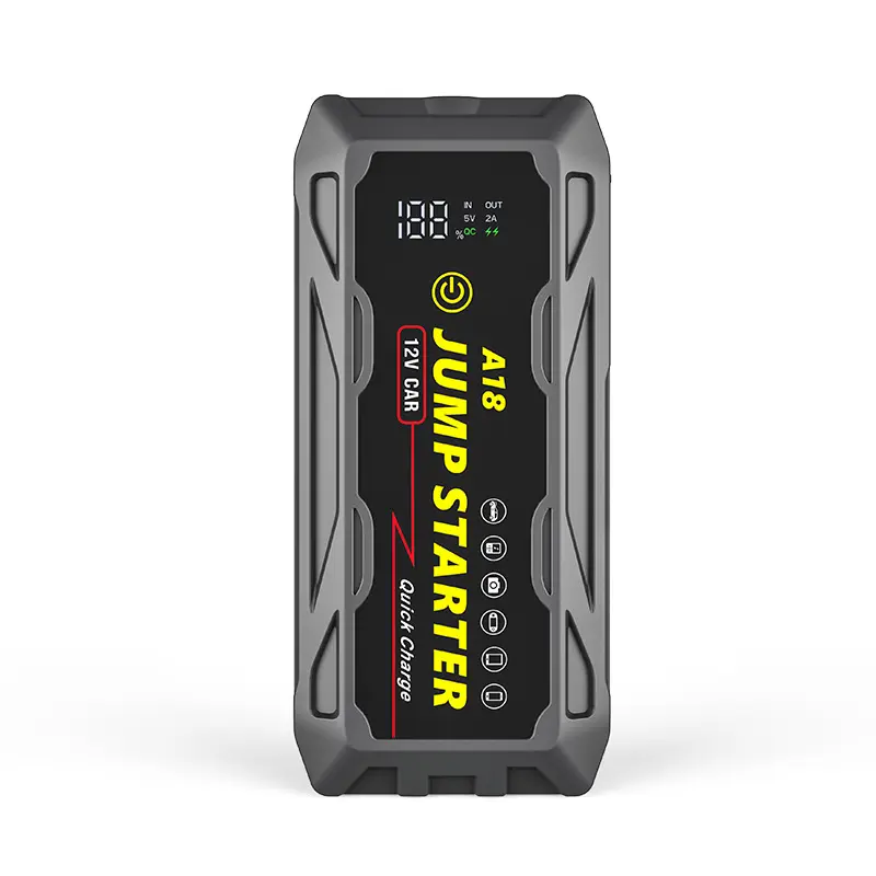 Portable Battery Starter, Quick Charge Emergency Battery Booster Starting Device Power Bank Car Jump Starter//