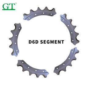 Segment de pignon pour excavatrice PC130 SH200 D6D D8R, pièces de train de roulement de bulldozer - Product Image 4