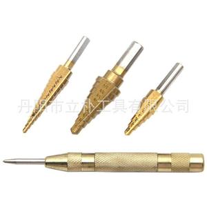 Mr <b>Drill</b> Inch <b>Step</b> <b>Drill</b> Bits Hex Shank TiCN Coated For Nonferrous Metals 3 Piece Set - Product Image 4