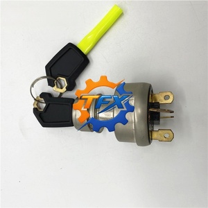 Interrupteur d'allumage et clé de démarrage pour excavatrices E215, E225, E235, E245, E311B, E320B - Pièces électriques pour engins de construction 9G7641 - Product Image 3