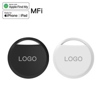 Localisateur mondial Airtag pour le suivi des animaux de compagnie, mode de positionnement GPS iOS et Android avec plus de 20 heures d'autonomie de la batterie, design mini écologique