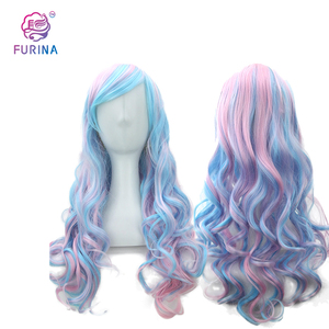 2023 ultima parrucca anime cosplay ondulata lunga ombre parrucca lolita in fibra ad alta temperatura cosplay bellissimo parrucchino sintetico per ragazza - Product Image 6