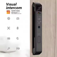 Serrure de porte en bois intelligente de Tuya avec reconnaissance faciale 3D rapide pour une utilisation pratique dans les hôtels et appartements connectés au WiFi
