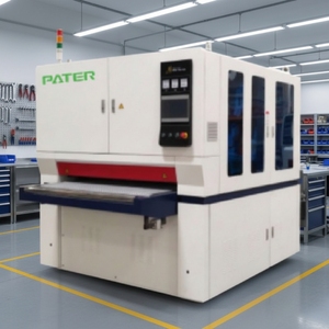 Ponceuse à bande large automatique industrielle avec moteur pour l'ajustement de l'épaisseur du bois massif et du MDF PATER - Product Image 1