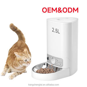 자동 휴대용 배터리 작동 2.4GHz 원격 제어 애완 동물 피더 Wi-Fi 카메라 소리 알림 카메라 고양이 피더 - Product Image 5